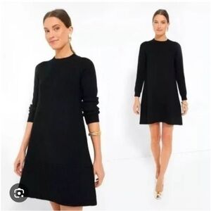 Tuckernuck Pomander Place Ainsley Black Sweater Dress